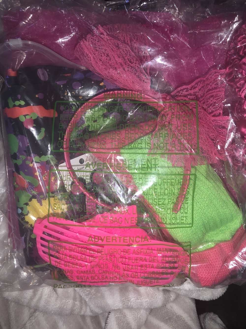 Womans 80's Costume, Full Costume, Size 3XL